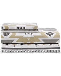 HiEnd Accents 200TC Cotton Desert Sage 3 Piece Sheet Set - Twin Size