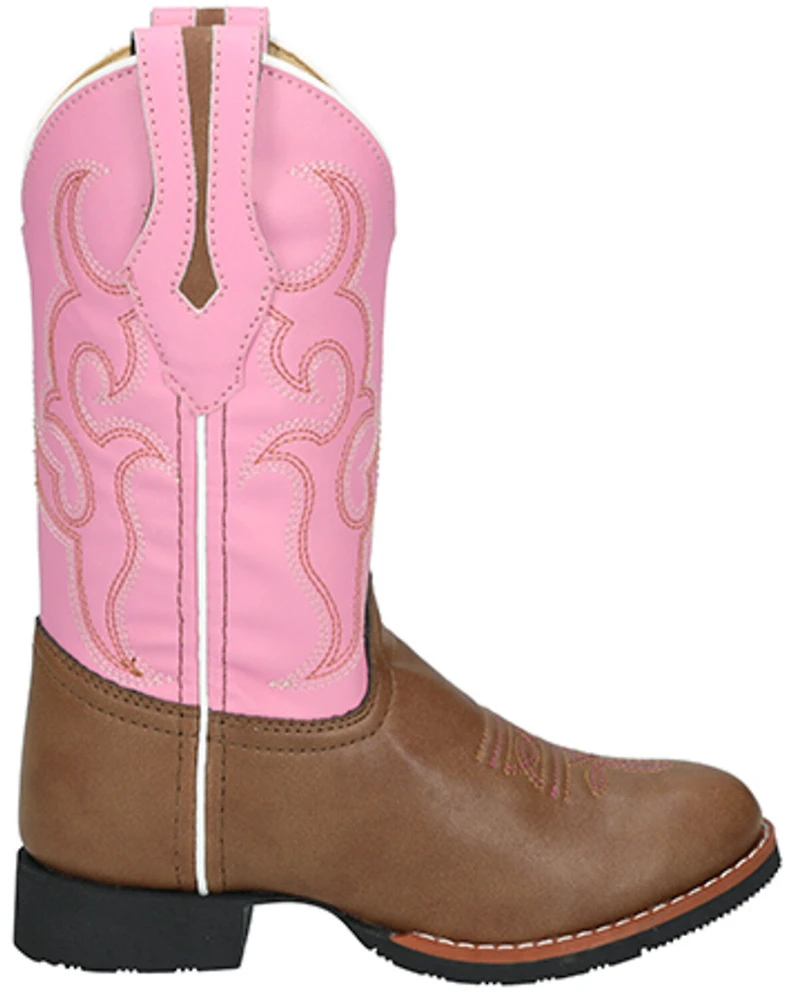 Smoky Mountain Girls' Mustang Western Boots - Round Toe
