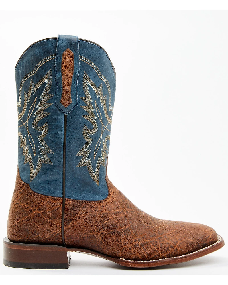 Cody James Men's Elephant Print Western Boots - Broad Square Toe