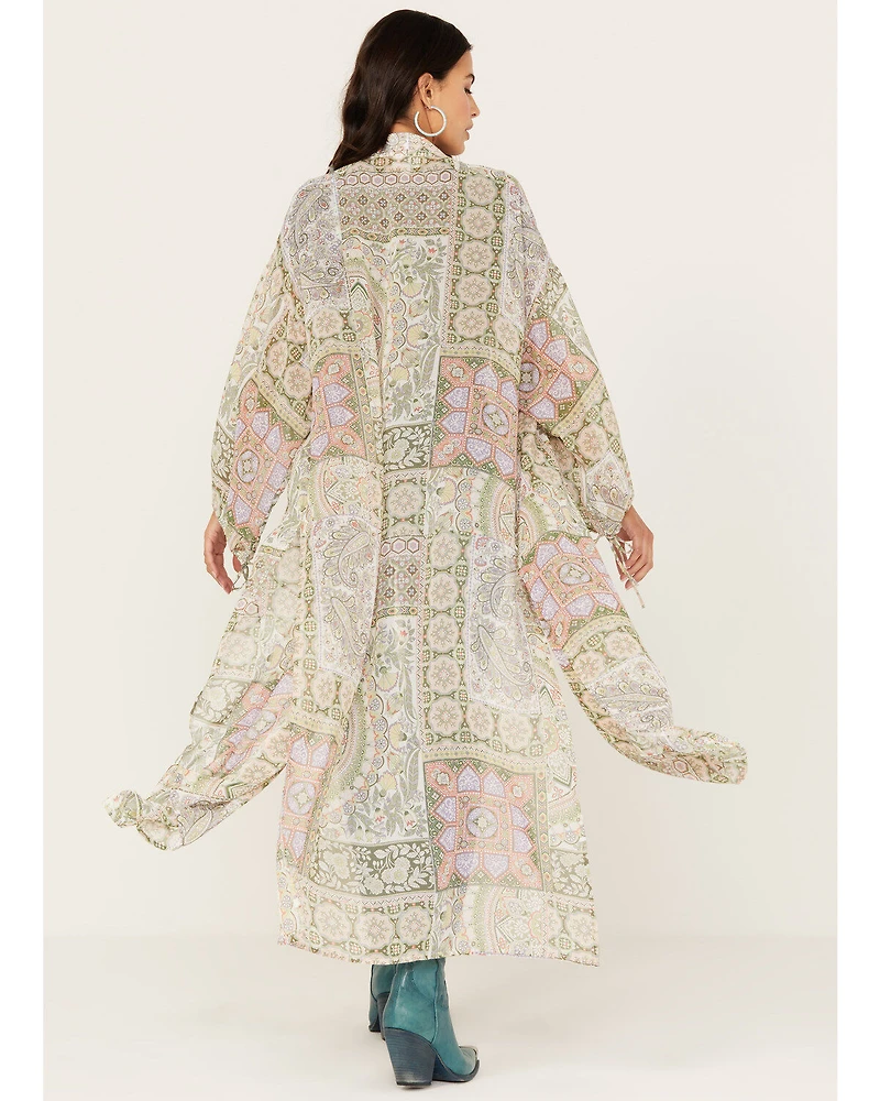 Shyanne Women's Printed Woven Kimono