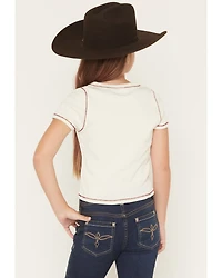 Self Esteem Girls' Cowgirl Club Short Sleeve Graphic Tee