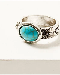Shyanne Women's Dakota Silver Cactus 5-Piece Ring Set