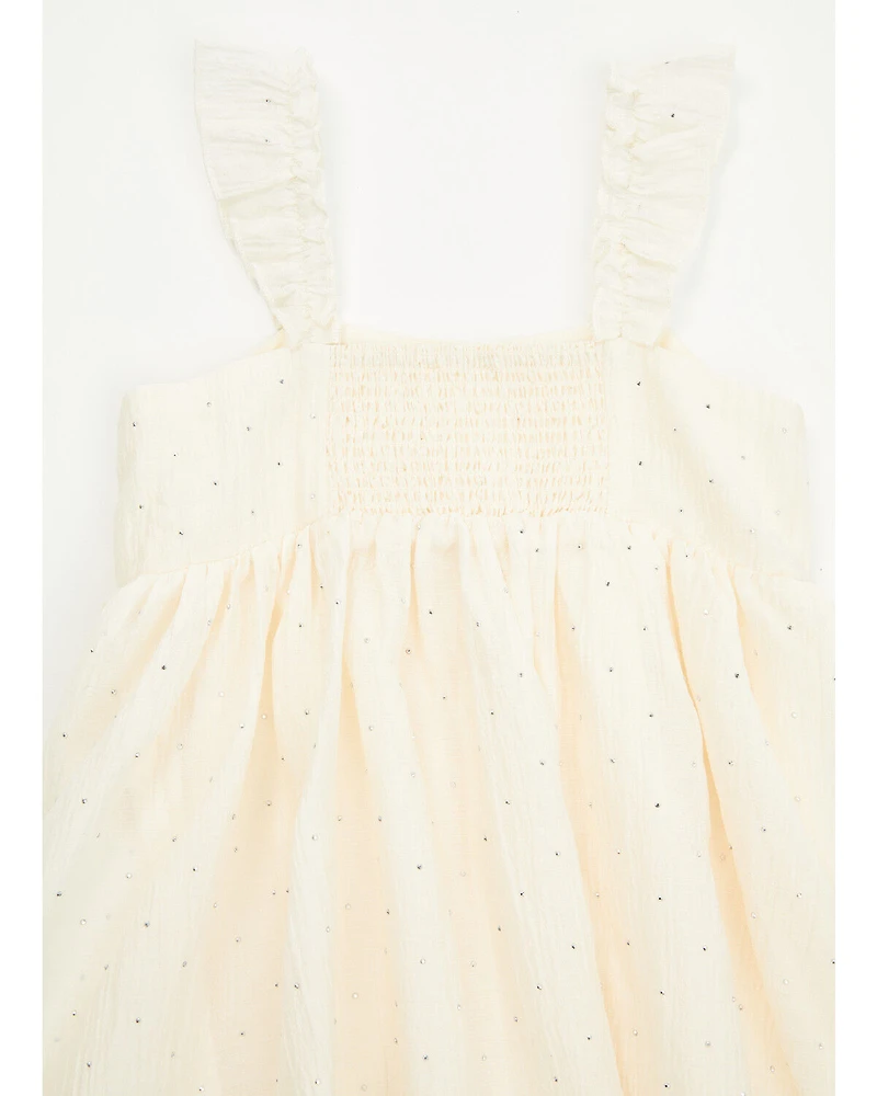 Yura Toddler Girls' Embellished Sleeveless Dress