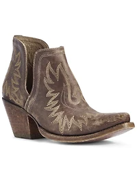 Ariat Women's Dixon Distressed Fashion Booties - Snip Toe