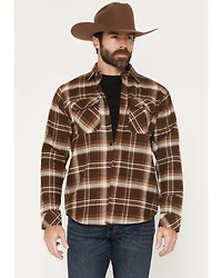 Howitzer Men's Boot Barn Exclusive For Love & Country Plaid Print Long Sleeve Button-Down Flannel Shirt