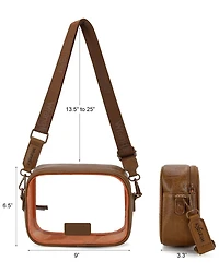 Wrangler Women's Clear Stadium Crossbody Bag