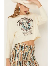 Rock & Roll Denim Women's American Rambler Graphic Long Sleeve Tee