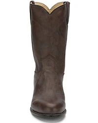 Justin Men's Classics Deerlite Roper Western Boots - Medium Toe