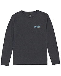 Wrangler Boys' Long Live Cowboys Sleeve Graphic T-Shirt