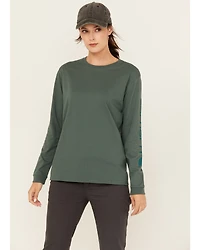 Carhartt Women's Loose Fit Heavyweight Long Sleeve Graphic Tee