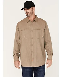 Hawx Men's FR Vented Solid Long Sleeve Button-Down Work Shirt