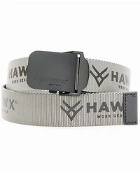 Hawx Men's Web Grey Nylon Belt