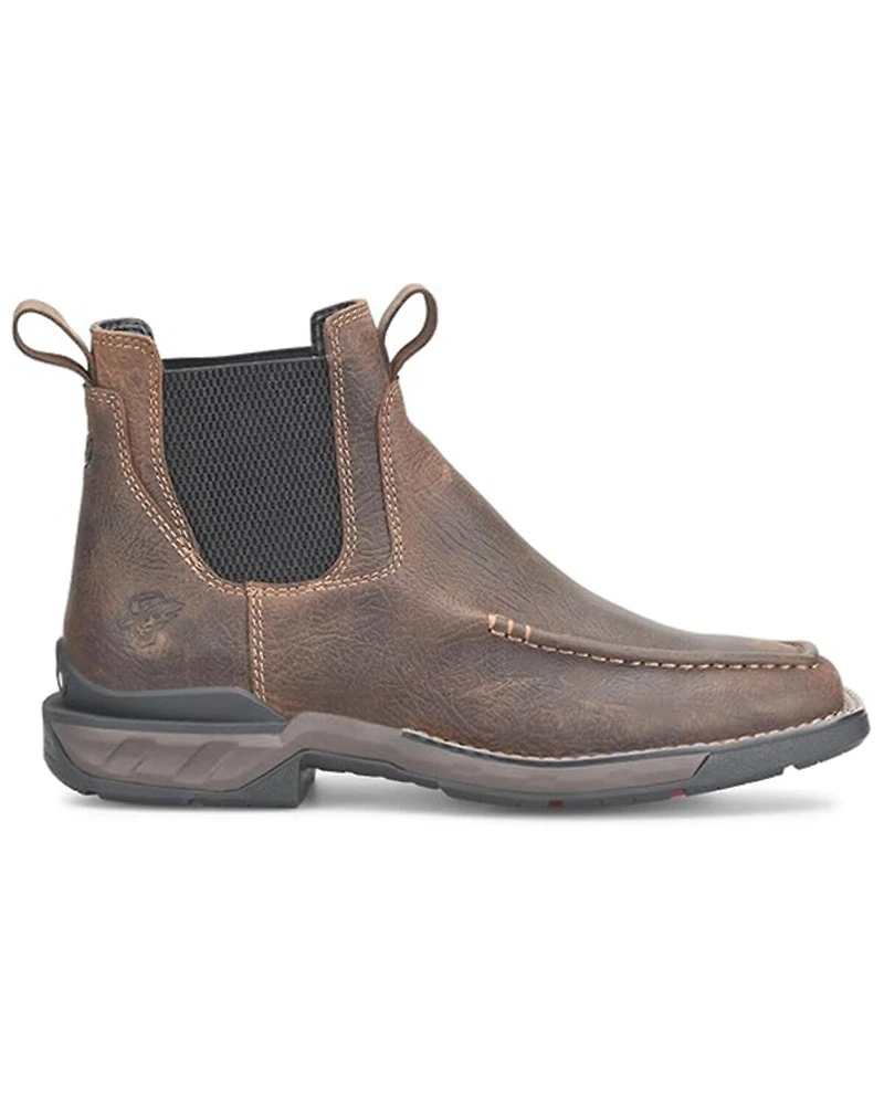 Phantom Rider Men's 6" Romeo Pull-On Ankle Boots - Moc Toe