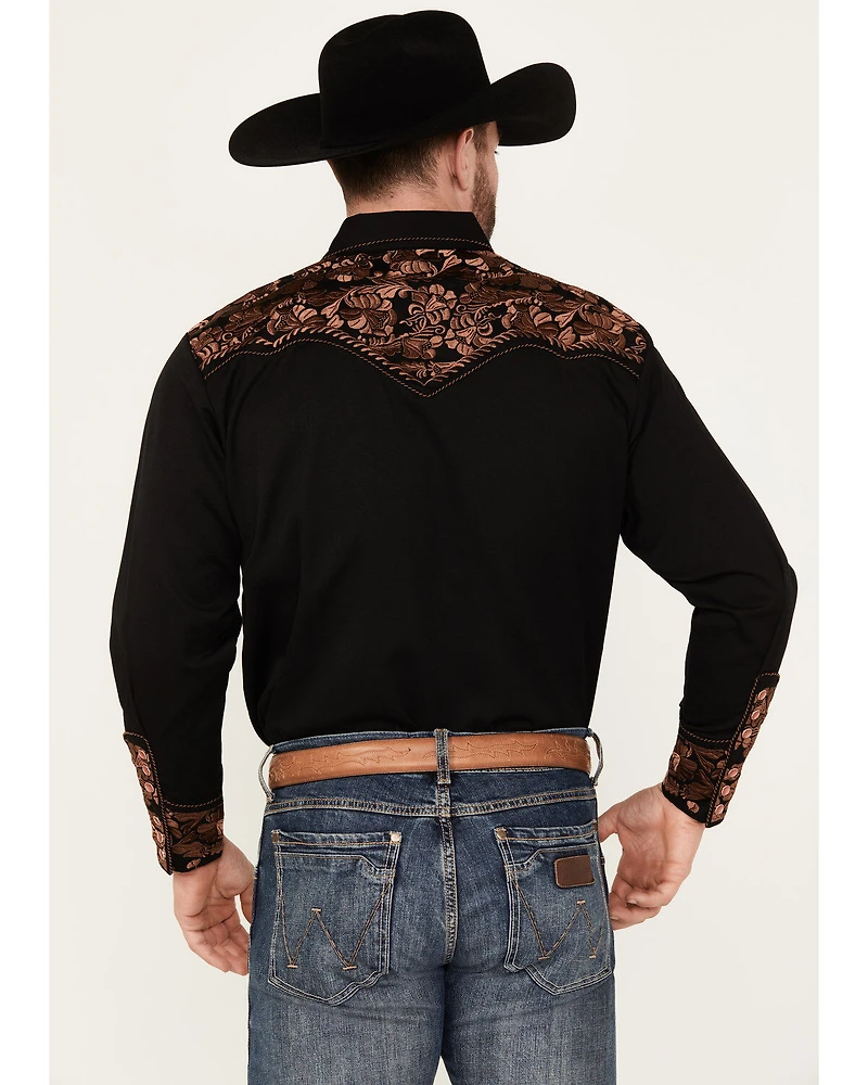 Scully Men's Embroidered Gunfighter Shirt - Big