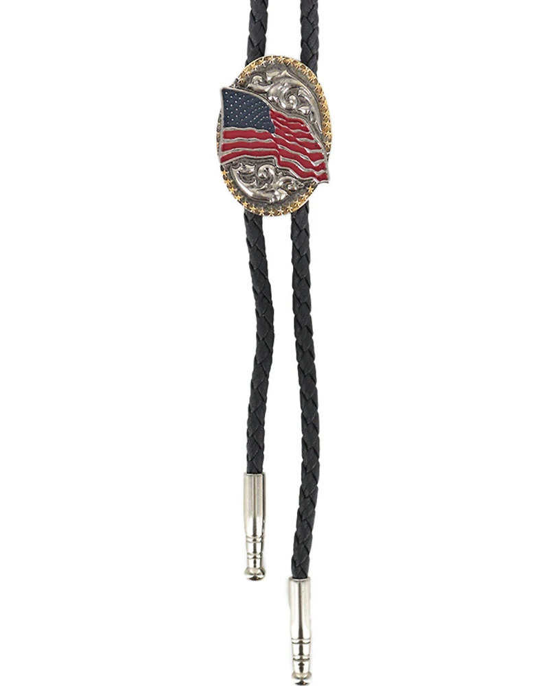 Cody James® American Flag Bolo Tie