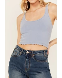 Fornia Women's Ribbed Lettuce Edge Brami