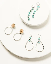 Shyanne Women's Drop Earring Set - 3 Piece
