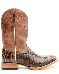 Cody James Men's Exotic Python Western Boots - Broad Square Toe