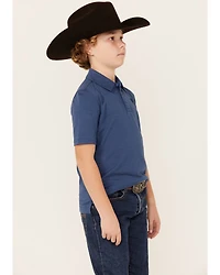 Rock & Roll Denim Boys' Short Sleeve Polo Shirt