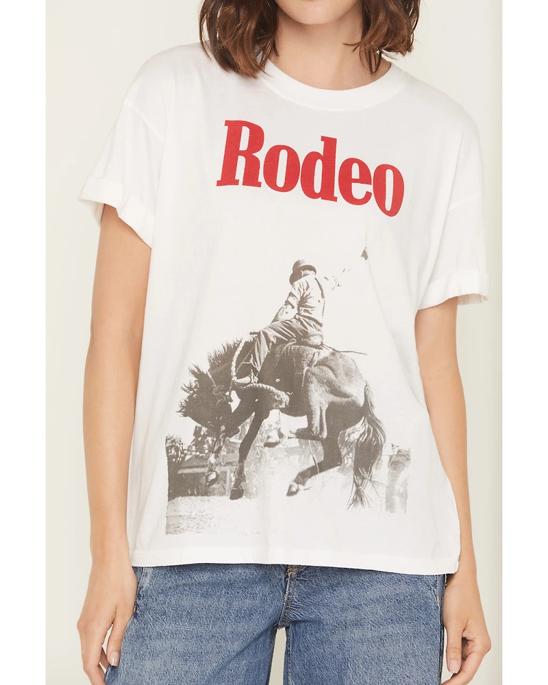 Girl Dangerous Women's Rodeo Horse Short Sleeve Graphic Tee