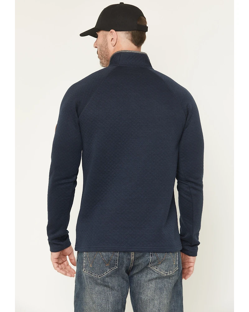 Brothers and Sons Men's Sherman Solid 1/4 Button-Down Pullover