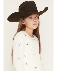 Fornia Girls' Boot Embroidered Cardigan