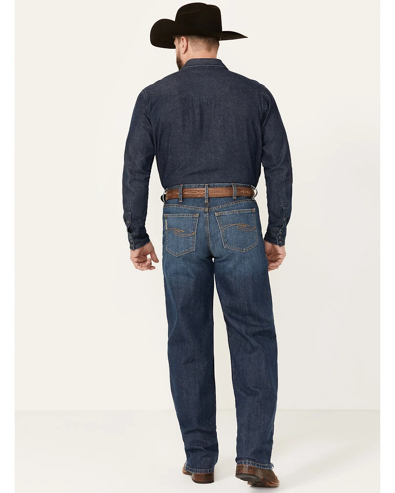 Cinch Men's Fastback Stonewash Original Loose Taper Rigid Denim Jeans