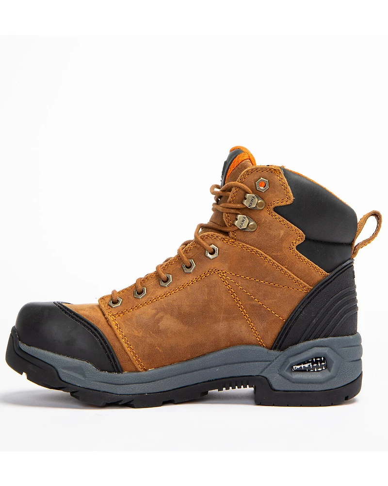 Hawx Men's 6" Lace-To-Toe Hiker Boots - Round Toe