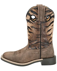 Smoky Mountain Girls' Safari Western Boots - Broad Square Toe