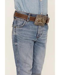 Wrangler Boys' Medium Wash Slim Straight Jeans