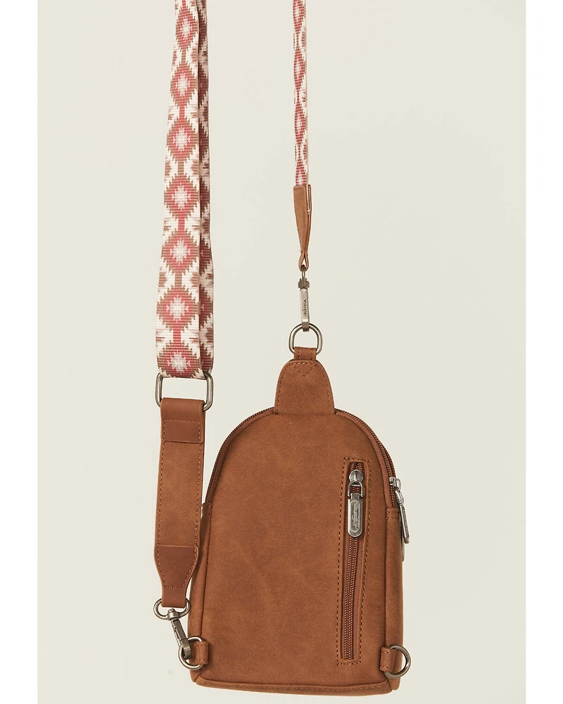 Wrangler x Boot Barn Women's Southwestern Print Sling Crossbody Bag