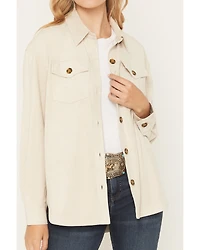 Shyanne Women's Scotty Button-Down Faux Suede Icon Shacket