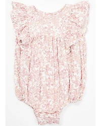 Yura Infant Girls' Printed Ruffle Onesie