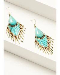 Shyanne Women's Desert Boheme Beaded Fringe Earrings