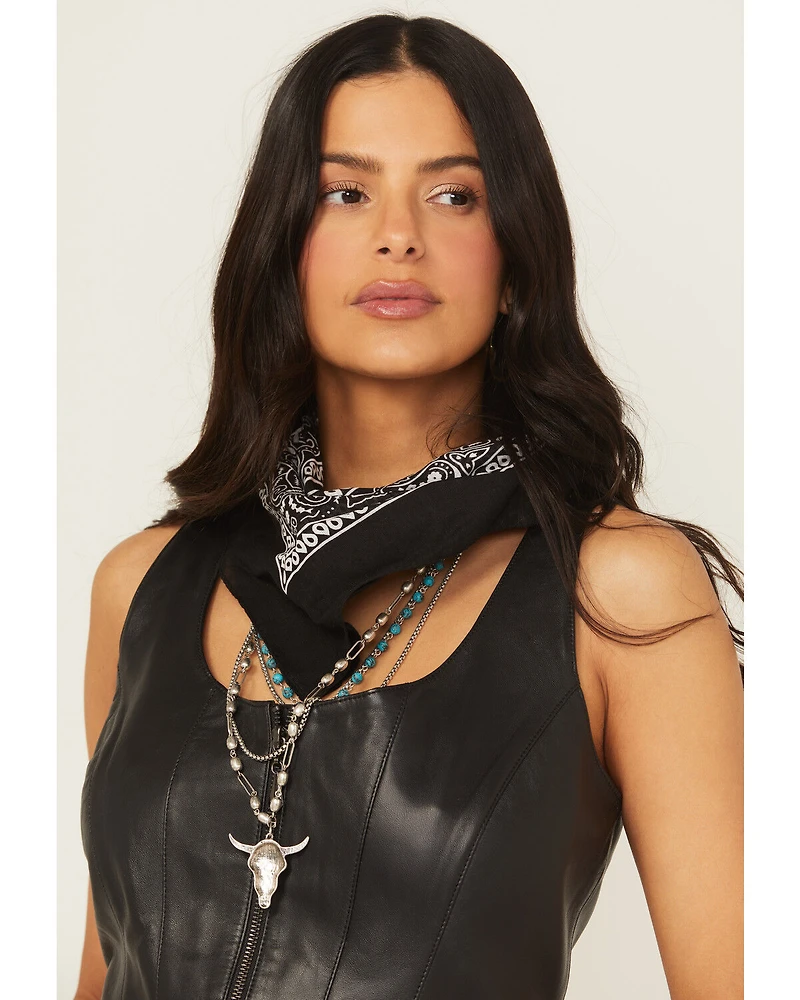 Idyllwind Women's Baylee Bandana Layered Necklace