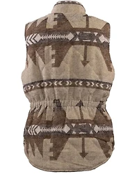 Outback Trading Co Women's Rosalie Southwestern Print Zip-Up Vest - Plus