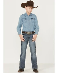 Wrangler Boys' Greeley Relaxed Bootcut Jeans