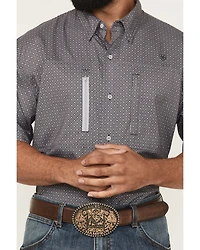 Ariat Men's Ventek Solid Short Sleeve Button-Down Western Shirt