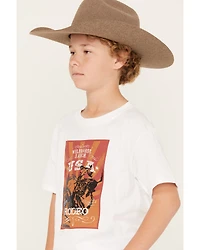 Cody James Boys' Rodeo Graphic Short Sleeve Western Shirt