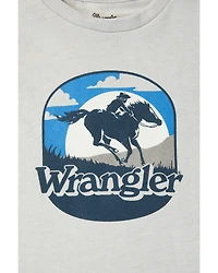 Wrangler Toddler Boys' Cowboy Short Sleeve Graphic T-Shirt