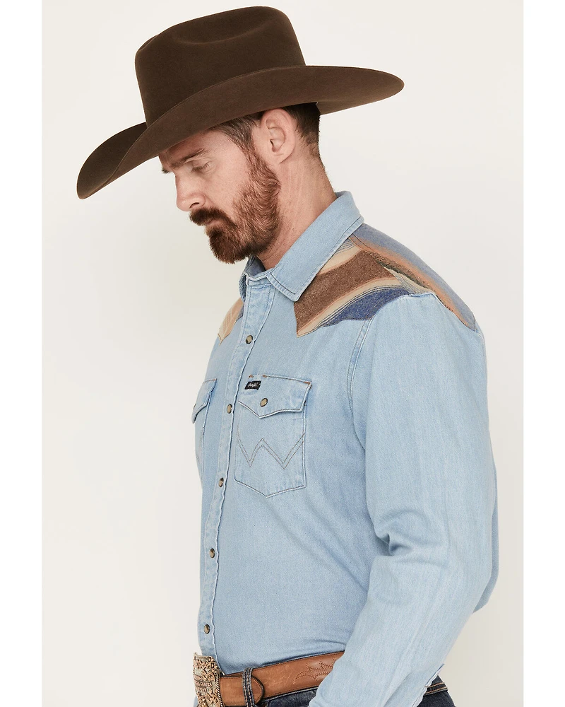 Wrangler Men's Pendleton Long Sleeve Western Work Shirt