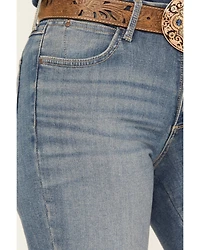 Wrangler Women's Ada Medium Wash Bespoke High Rise Bootcut Stretch Denim Jeans