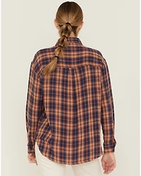 Cleo + Wolf Women's Breezy Springs Plaid Print Flannel Shirt