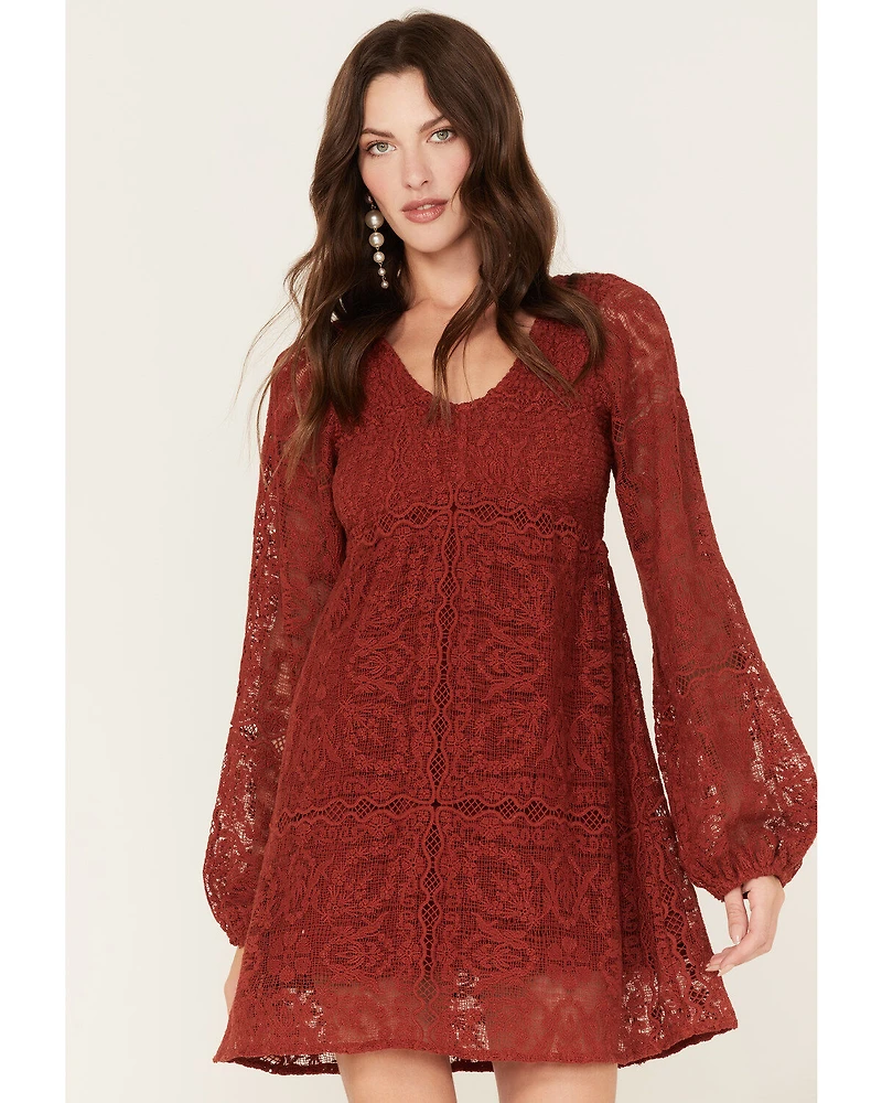 Jen's Pirate Booty Women's Spice Divination Lace Mini Dress