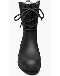 Bogs Women's Amanda Plush II Lace-Up Waterproof Rain Boots - Round Toe
