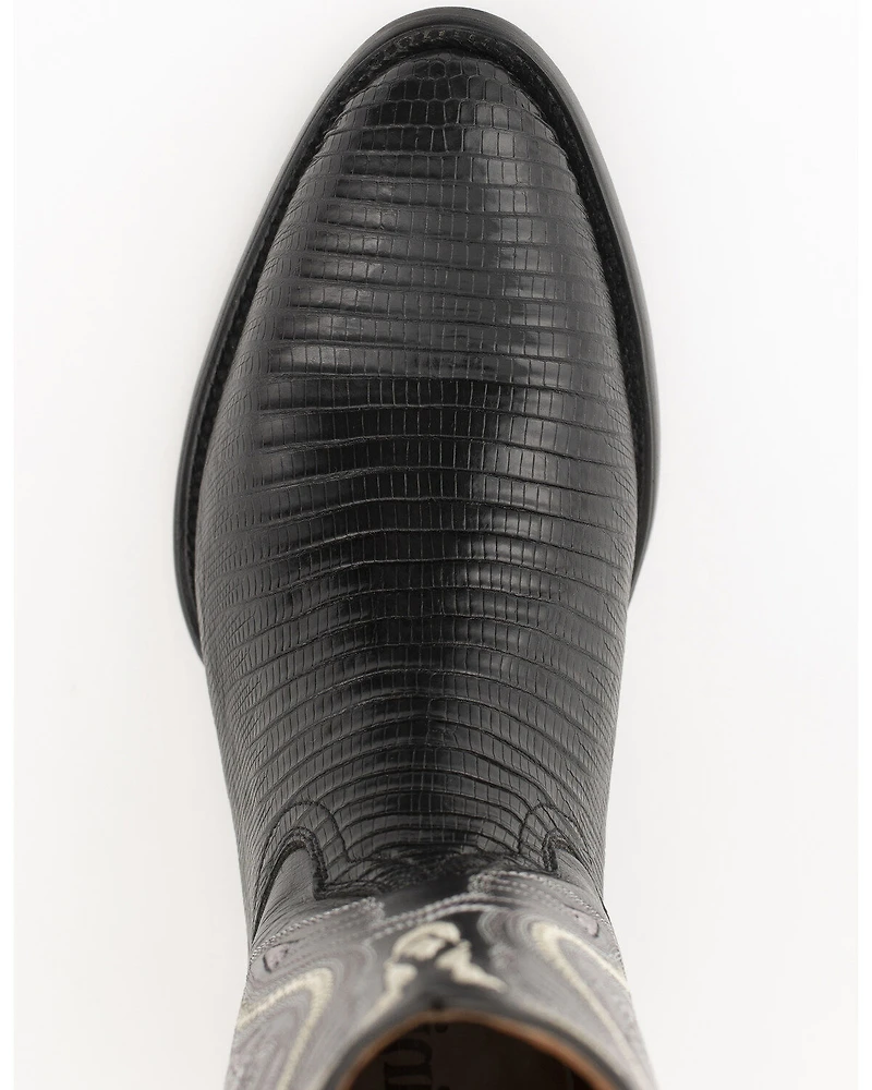 Ferrini Men's Exotic Teju Lizard Western Boots - Round Toe