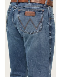 Wrangler Retro Men's 77MWZ Harris Medium Wash Slim Bootcut Stretch Denim Jeans