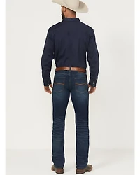 RANK 45® Men's Coyote Wash Ambush Slim Straight Durable Stretch Denim Jeans