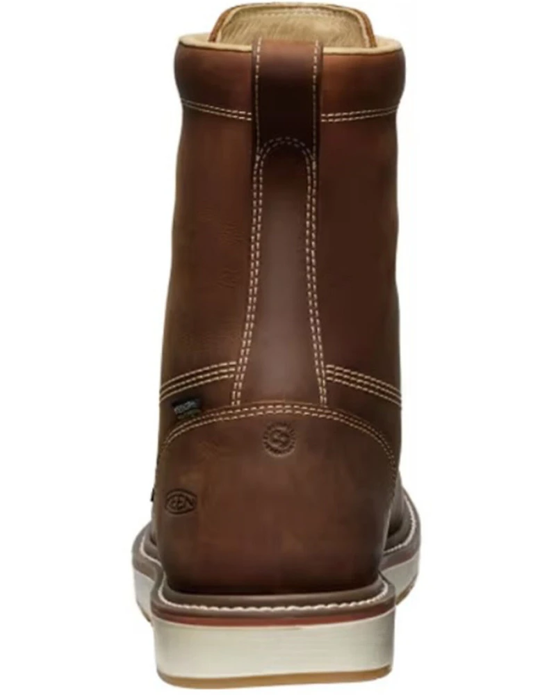 Keen Men's 8" Liberty Waterproof Moc Work Boots - Soft Toe