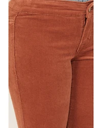 Rock & Roll Denim Girls' Corduroy Bargain Button Stretch Flare Jeans
